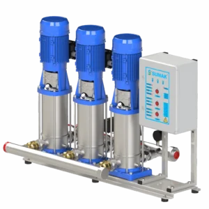 Dijital Panolu Düşey Milli Kademeli Hidroforlar